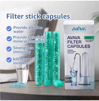 AVAVA Ionized Magnesium Hydrogen Filter Capsules Water Filtration Refill Suitable For Model 601