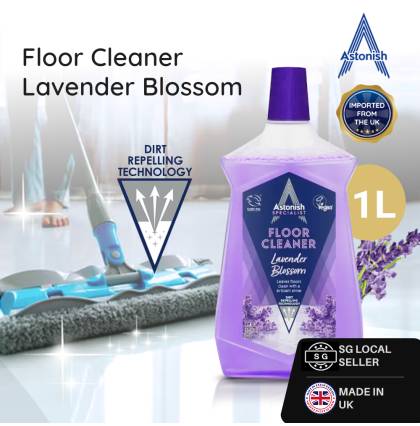 Astonish Specialist C6110 Concentrated Floor Cleaner Lavender Blossom Dirt Repelling Technology 1 Litre