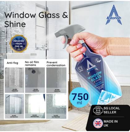 Astonish Specialist C6950 Extra Strength Window Glass & Shine Streak Free Anti-fog Formula 750ml