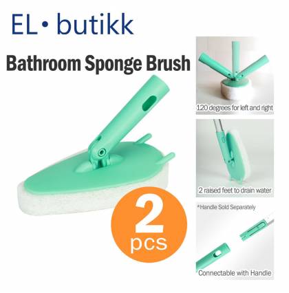 [2pcs] Japan Condor EL.butikk Bathroom Sponge Brush Bathroom Brushes Floor Scrub Bathtub Cleaner