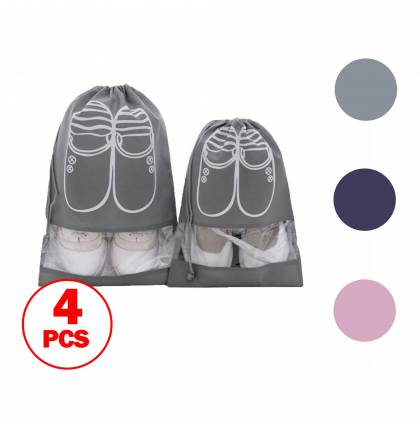 2 Sets of Shoes Pouch Set (Total 4 pcs)