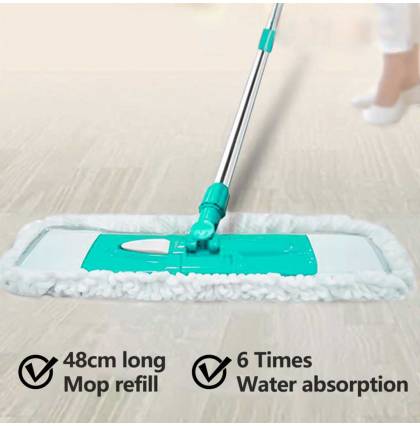 Super Size Flat Mop Size 48×18cm Suitable for both home and commercial area